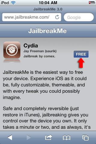 كيفية عمل جيلبريك عن طريق JailbreakMe‪.‬com خطوة بخطوة